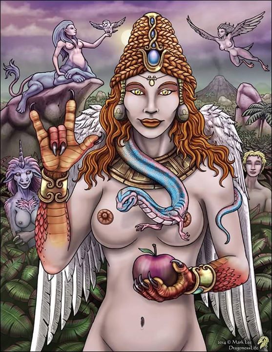 And so Lilith’s fall from grace as the beautiful hand maiden representing t...